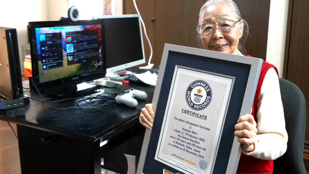 90歳のおばあちゃん、最高齢のゲーム動画投稿YouTuberとしてギネス世界記録に認定