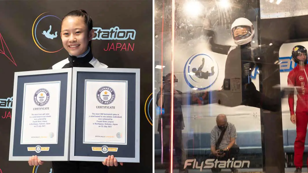 「自信を取り戻したい」13歳少女がインドアスカイダイビングでギネス世界記録を目指した理由