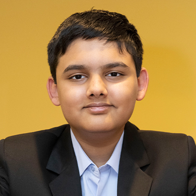 Abhimanyu Mishra in suit