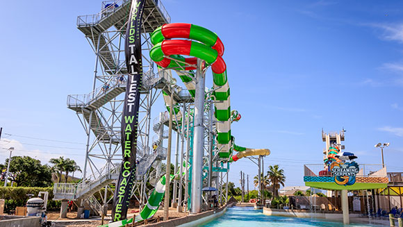 Tallest water coaster
