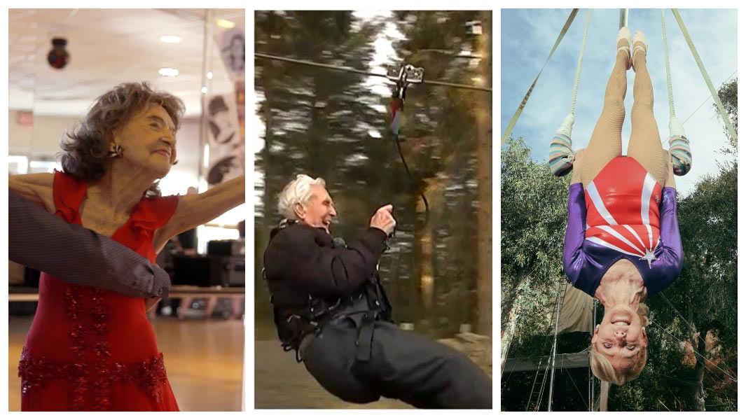 Oldest people collage