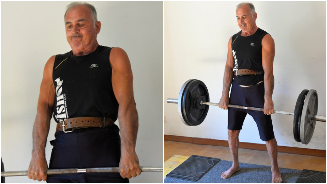longest duration 100kg deadlift split image