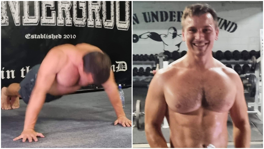 split image of Lucas Helmke