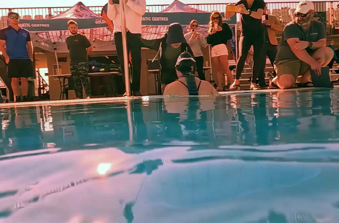 Amber comes up for air