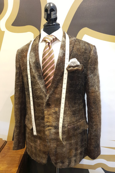 Suit being displayed