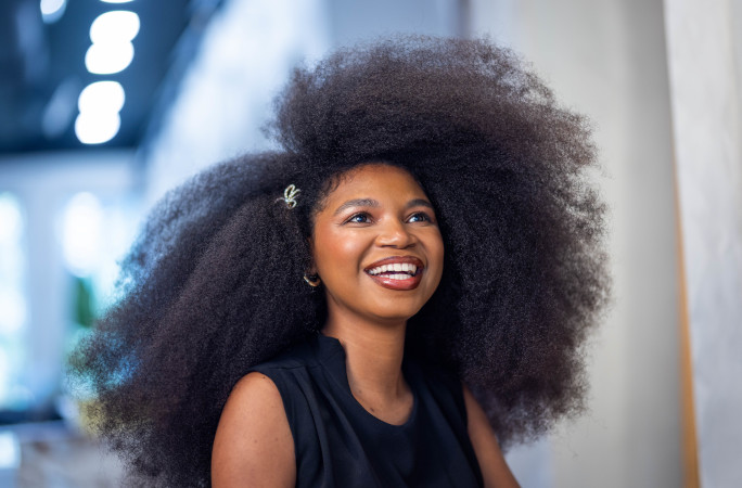 Jessica giving a big smile