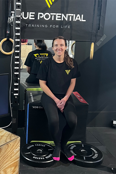 Olivia posing for a picture