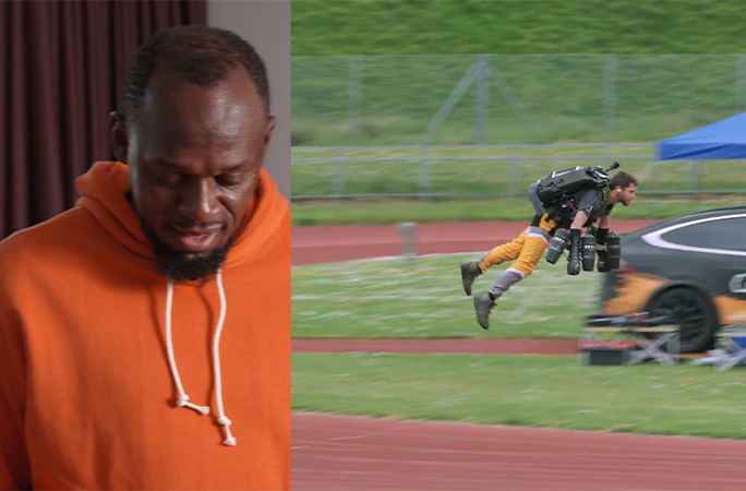 100 m with a jet pack