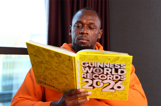 Usain reading the 2026 book