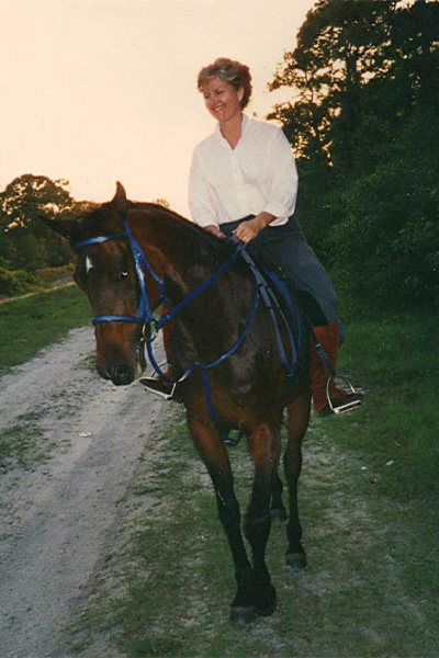 With Beverly in 1992