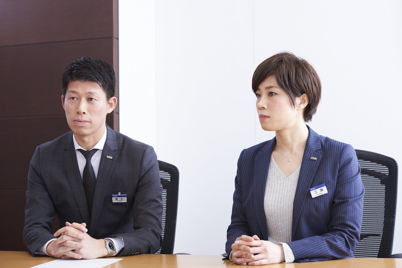 工藤麻貴さんと青木信さん