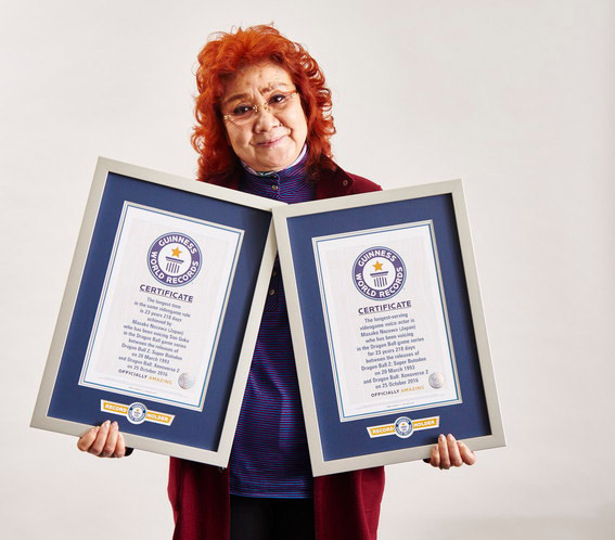 Masako holding gwr certificates
