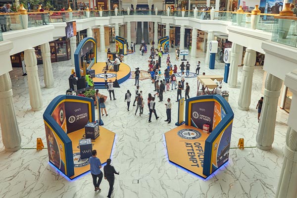 gwr stands in shopping mall