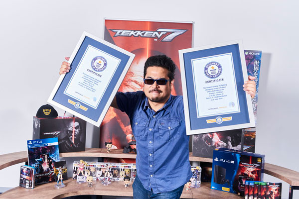 Katsuhiro Harada holding gwr certificates