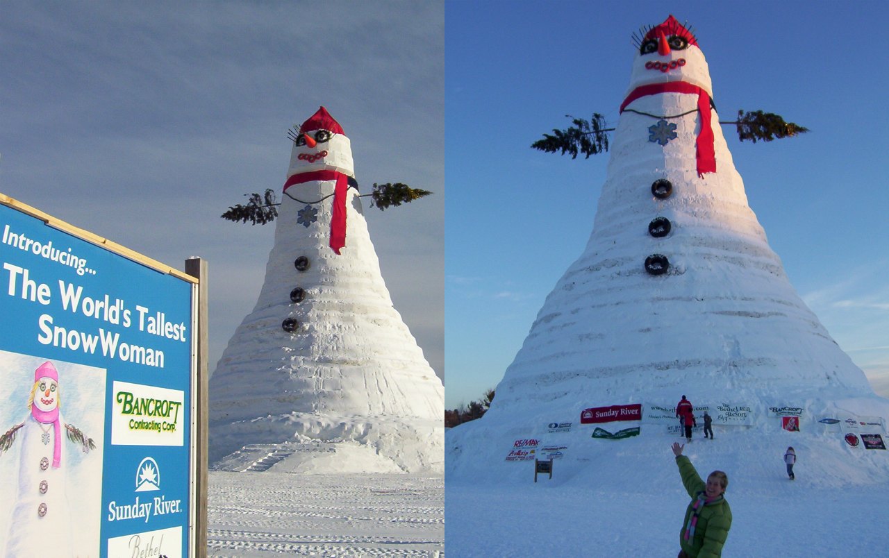 Tallest snowperson | ギネス世界記録